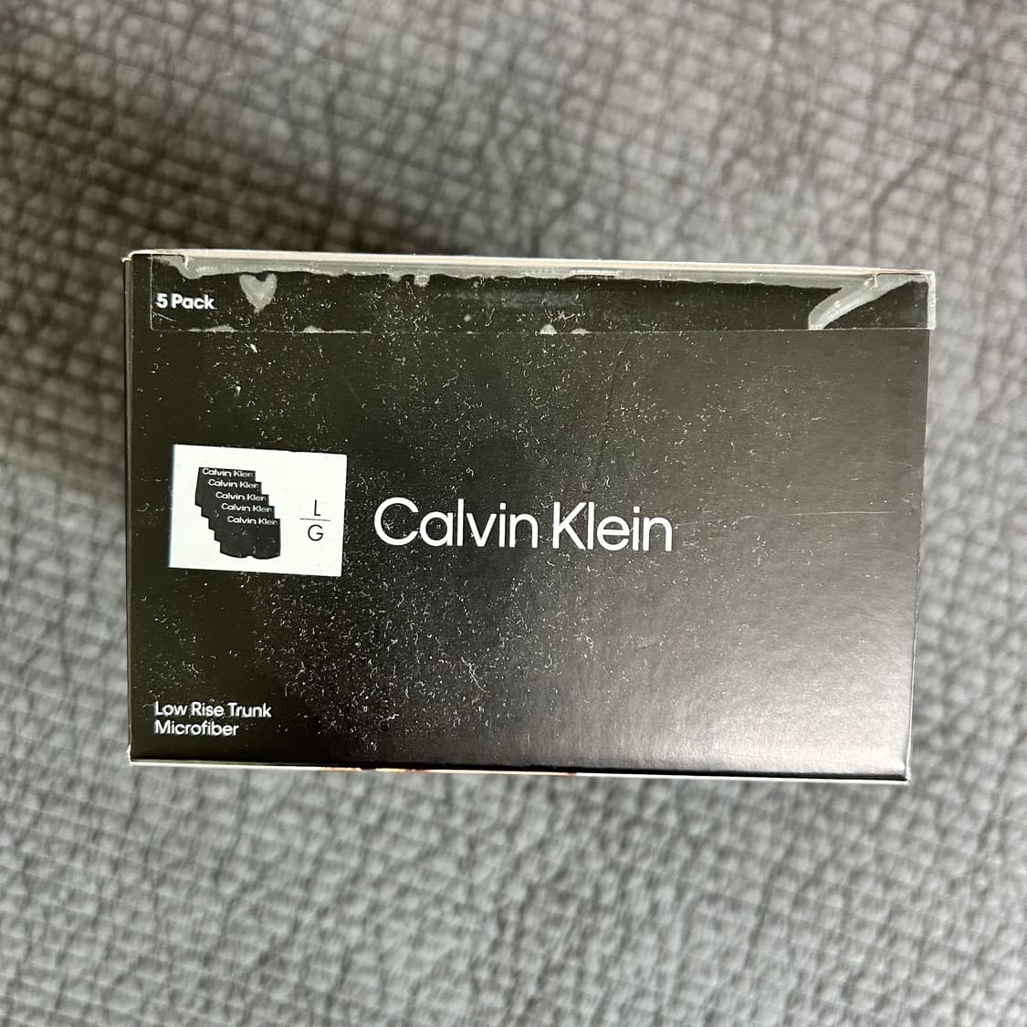 [새상품] CK 마이크로파이버 드로즈 블랙 L 5장 상품이미지4