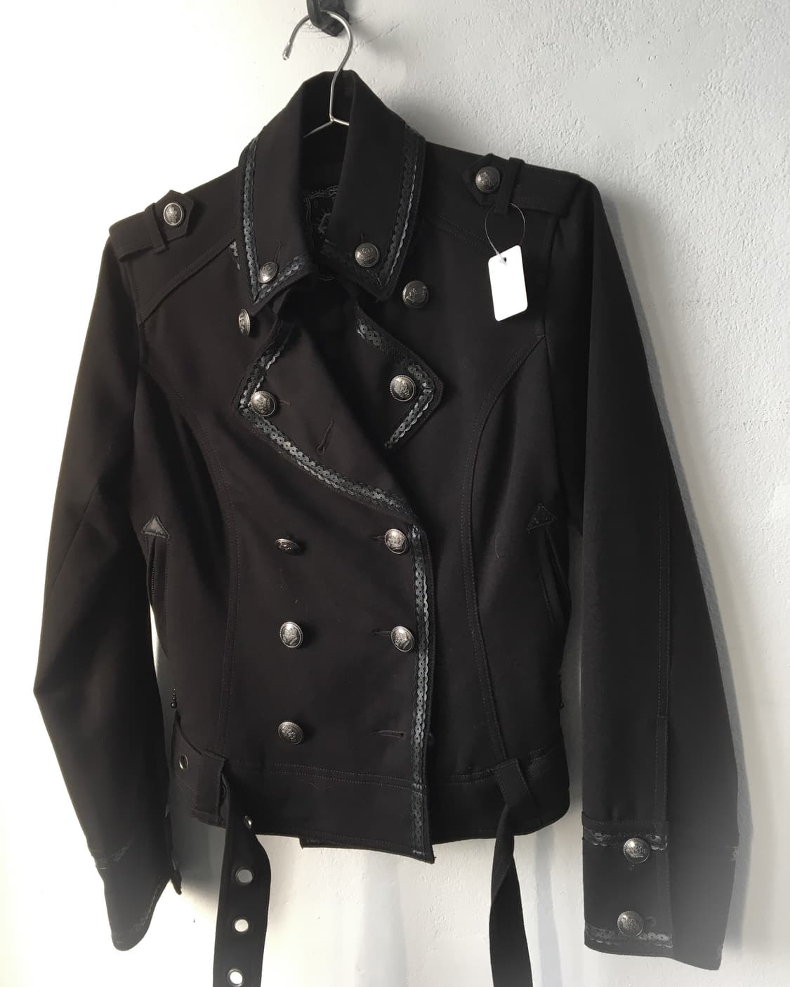 Algonquins double button belted jacket 상품이미지4