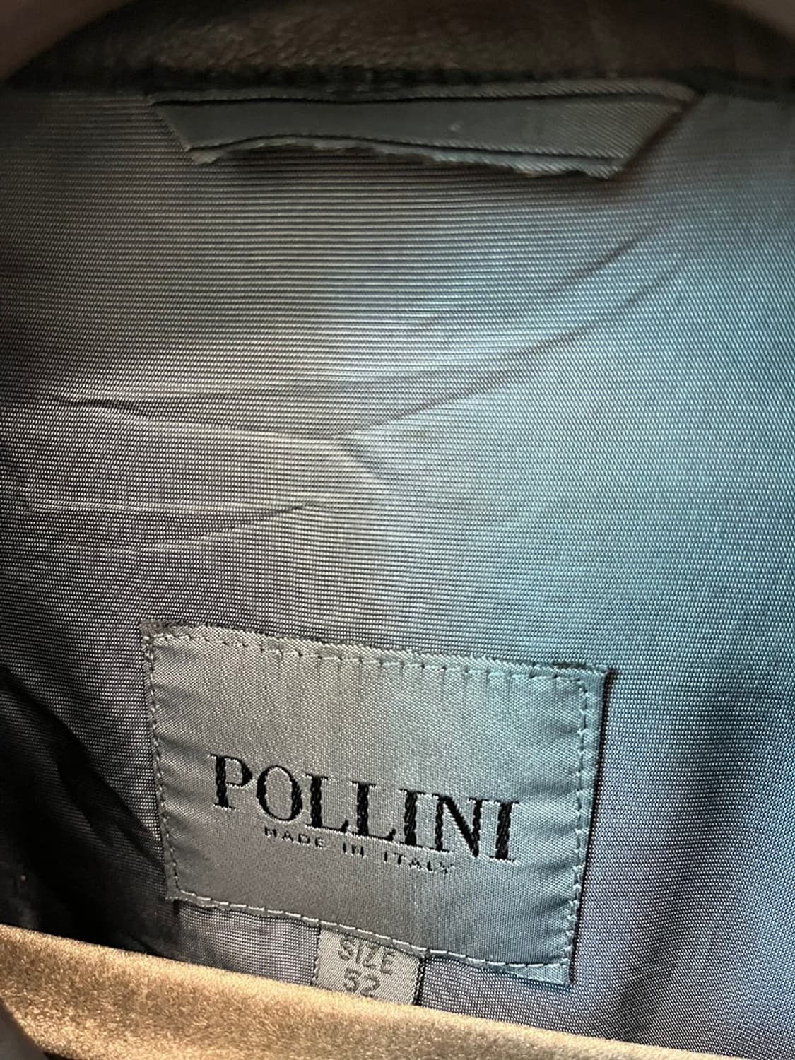 105) POLLINI 이태리 카라 가죽자켓  상품이미지3