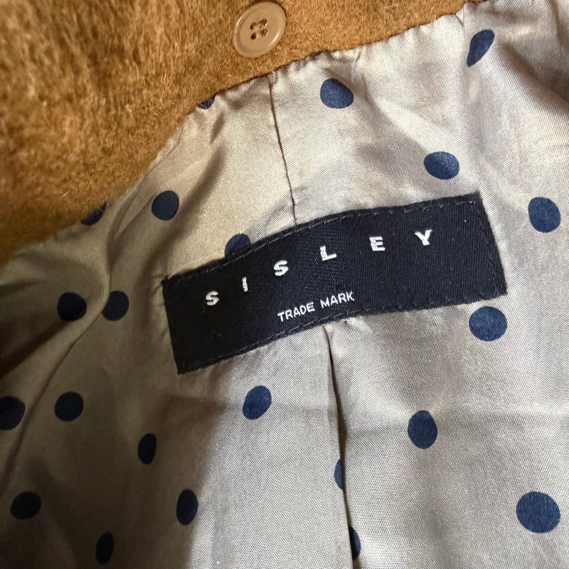 44 시슬리 브라운 싱글 코트 0330T 상품이미지4