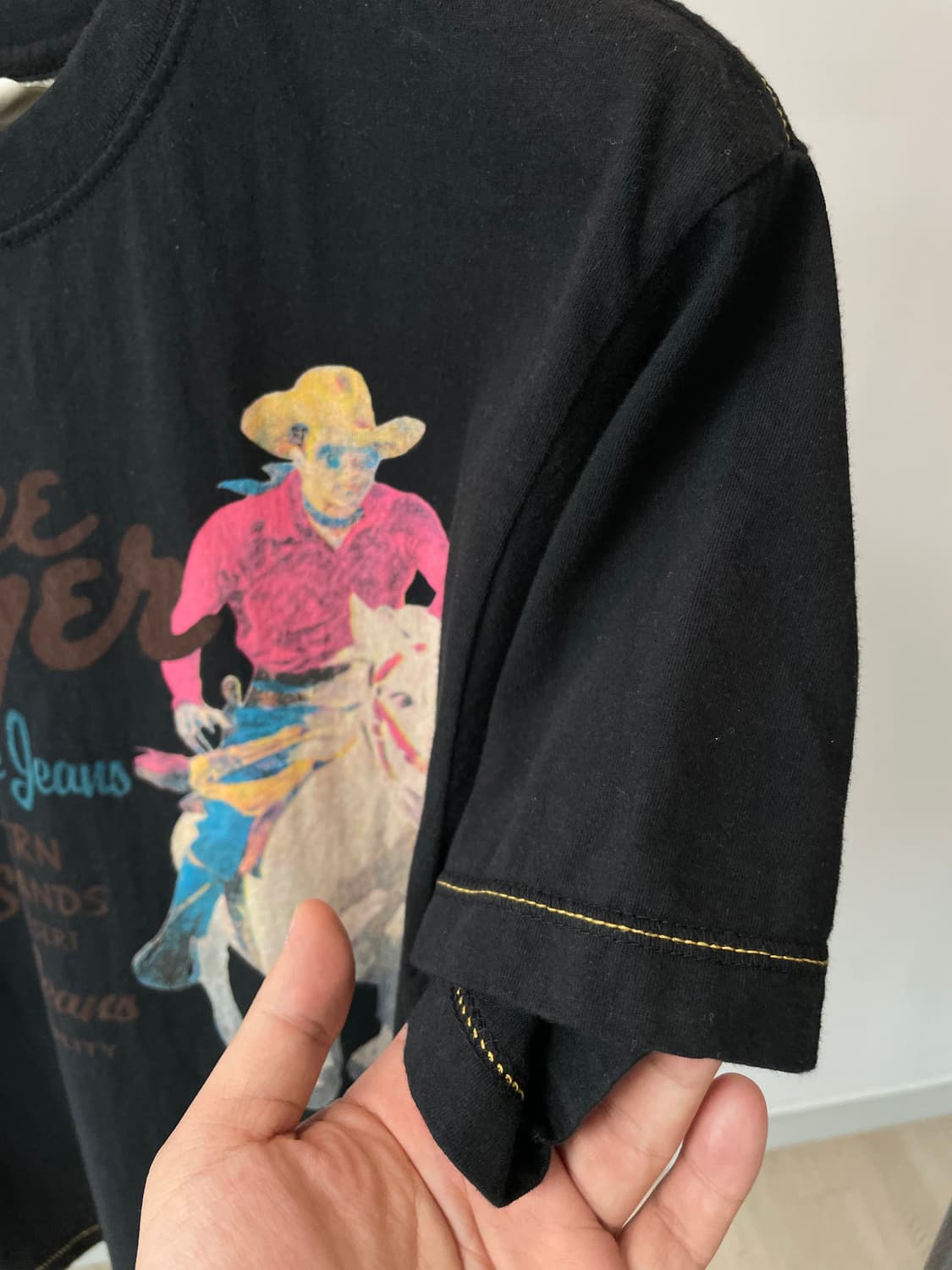 (M) Shane Jeans 쉐인진스 웨스턴 반팔티 상품이미지3
