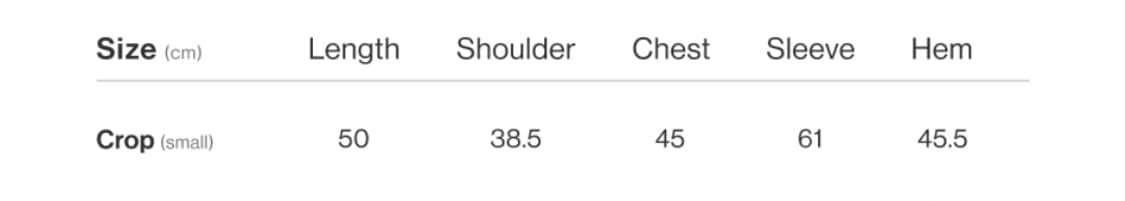 아메스 크롭 롱슬리브 상품이미지2