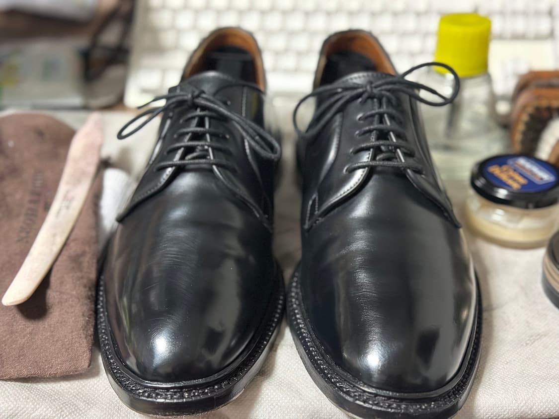 버윅 5341 코도반 더비슈즈 uk8 사이즈 판매합니다 상품이미지1