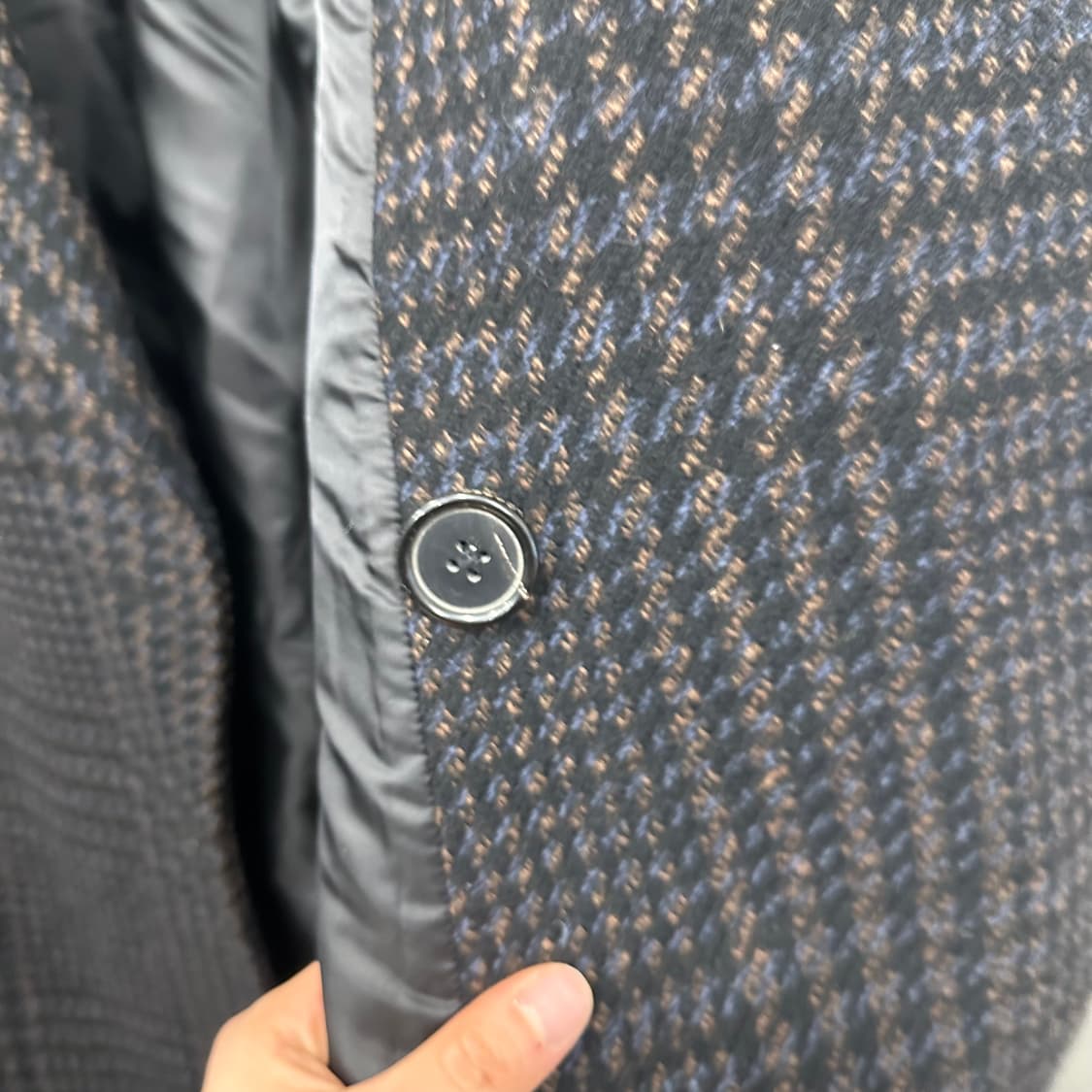 일꼬르소 체크 더플 코트 상품이미지3