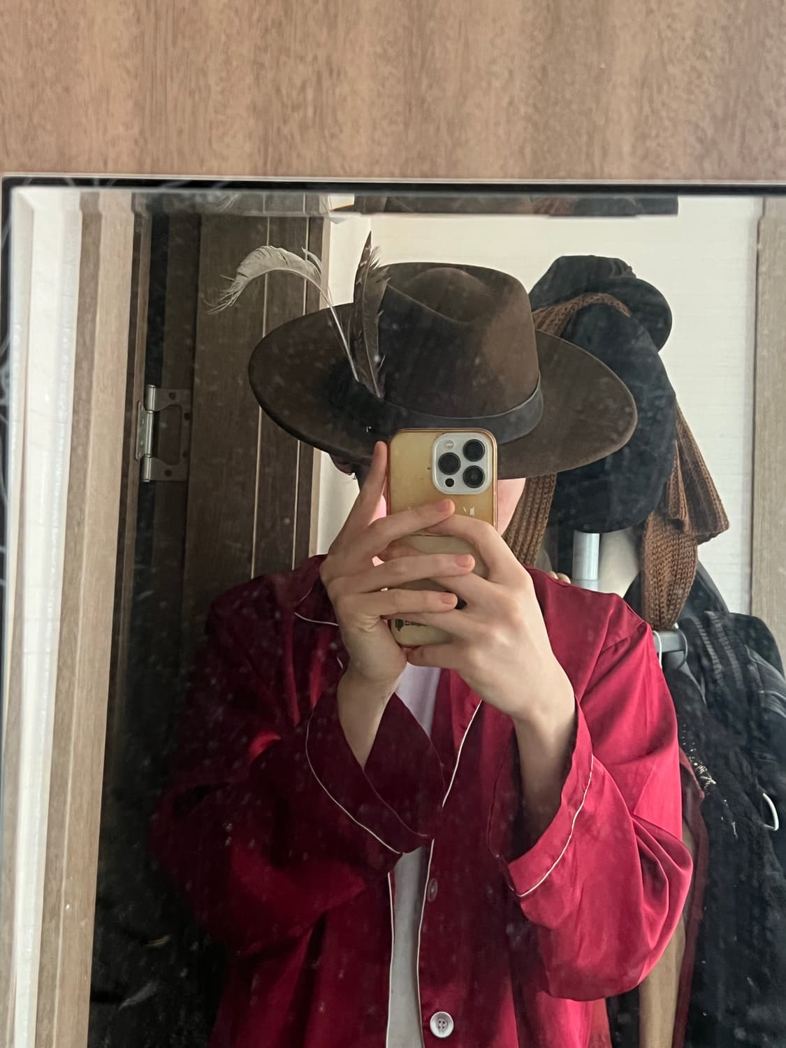 웨스턴 브라운 페도라 상품이미지5