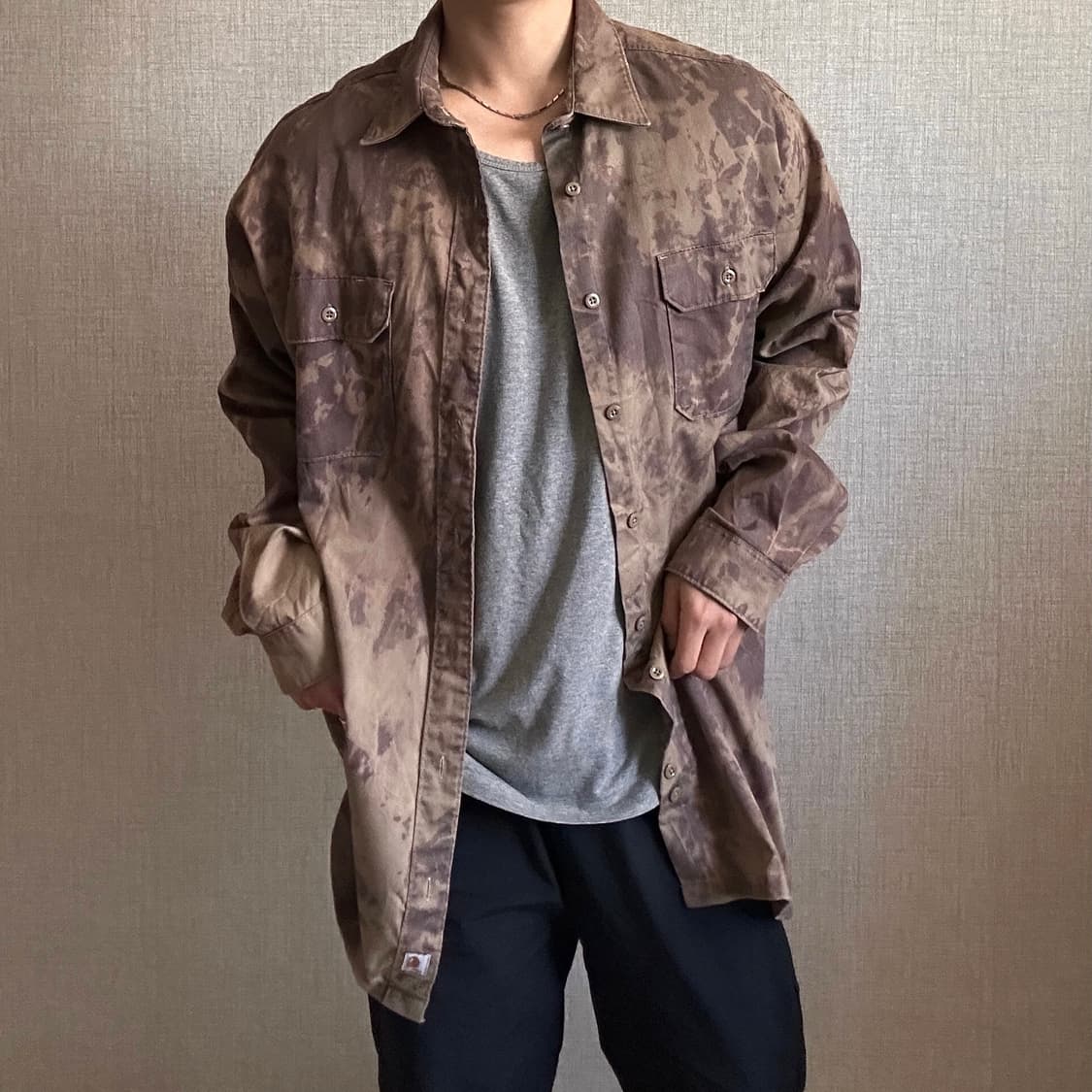 칼하트 타이다이 패턴 워크 셔츠 / 2XL 상품이미지2