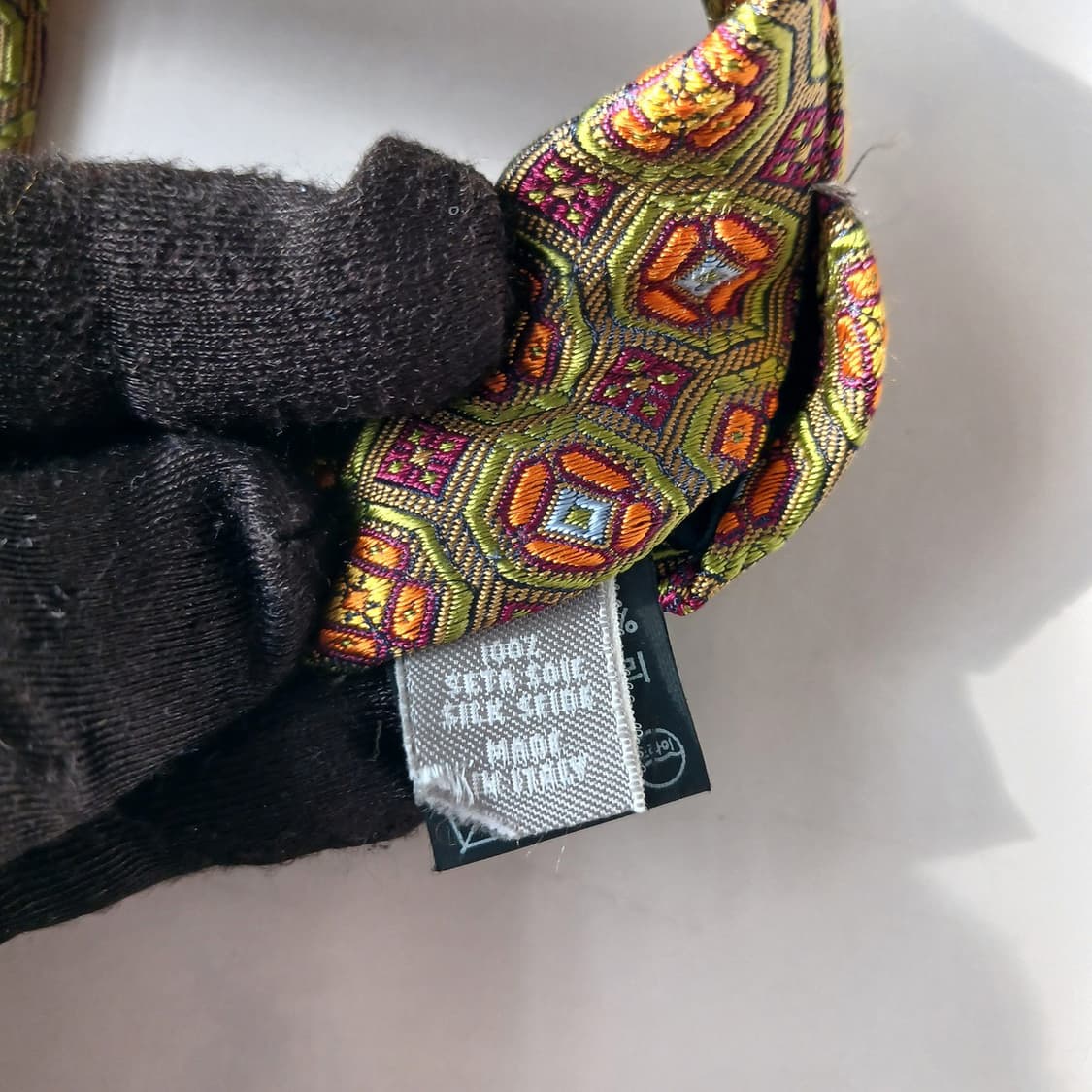 알테아 넥타이 그린 자카드 패턴 9.3cm A+등급 A19866 상품이미지7