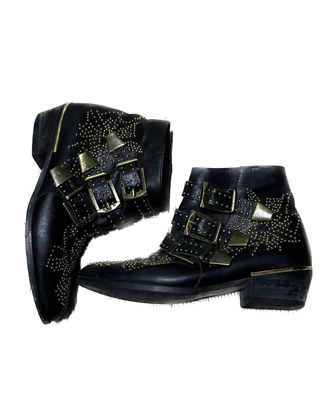 Westurn punk belt detail shoes 상품이미지3