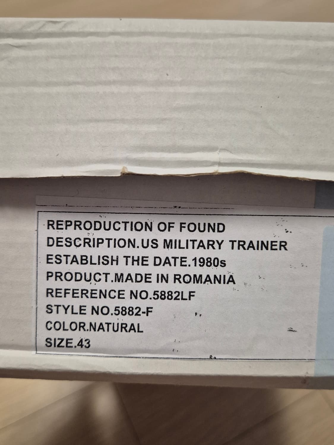 리프로덕션 오브 파운드 US 밀리터리 트레이너 상품이미지5