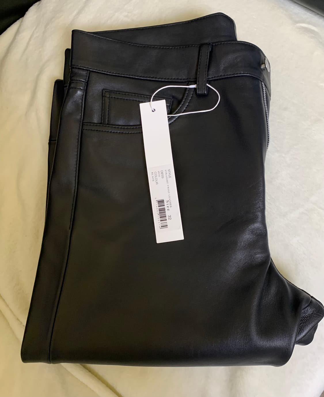 선플라워 트위스트 레더팬츠 상품이미지5