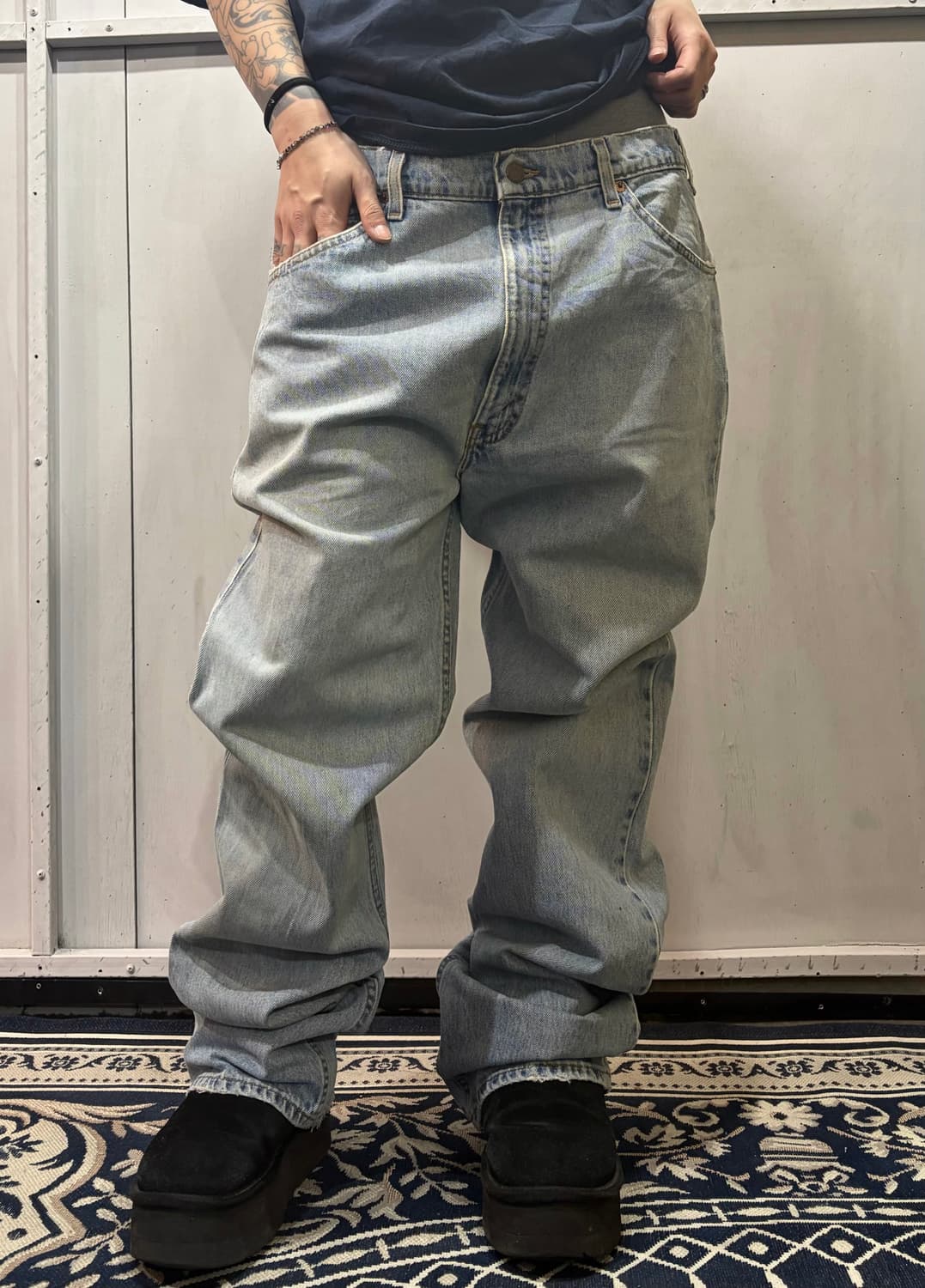 90s🇺🇸LEVIS 517 U.S.A denim boots cut  상품이미지4