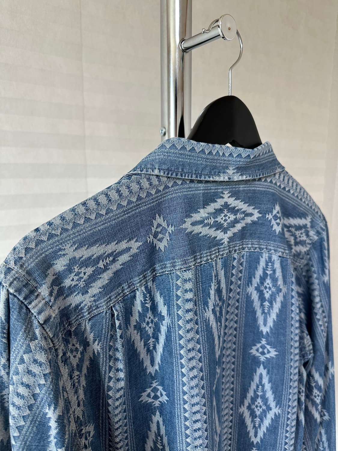 RRL Indigo Jacquard Western Shirt 상품이미지7