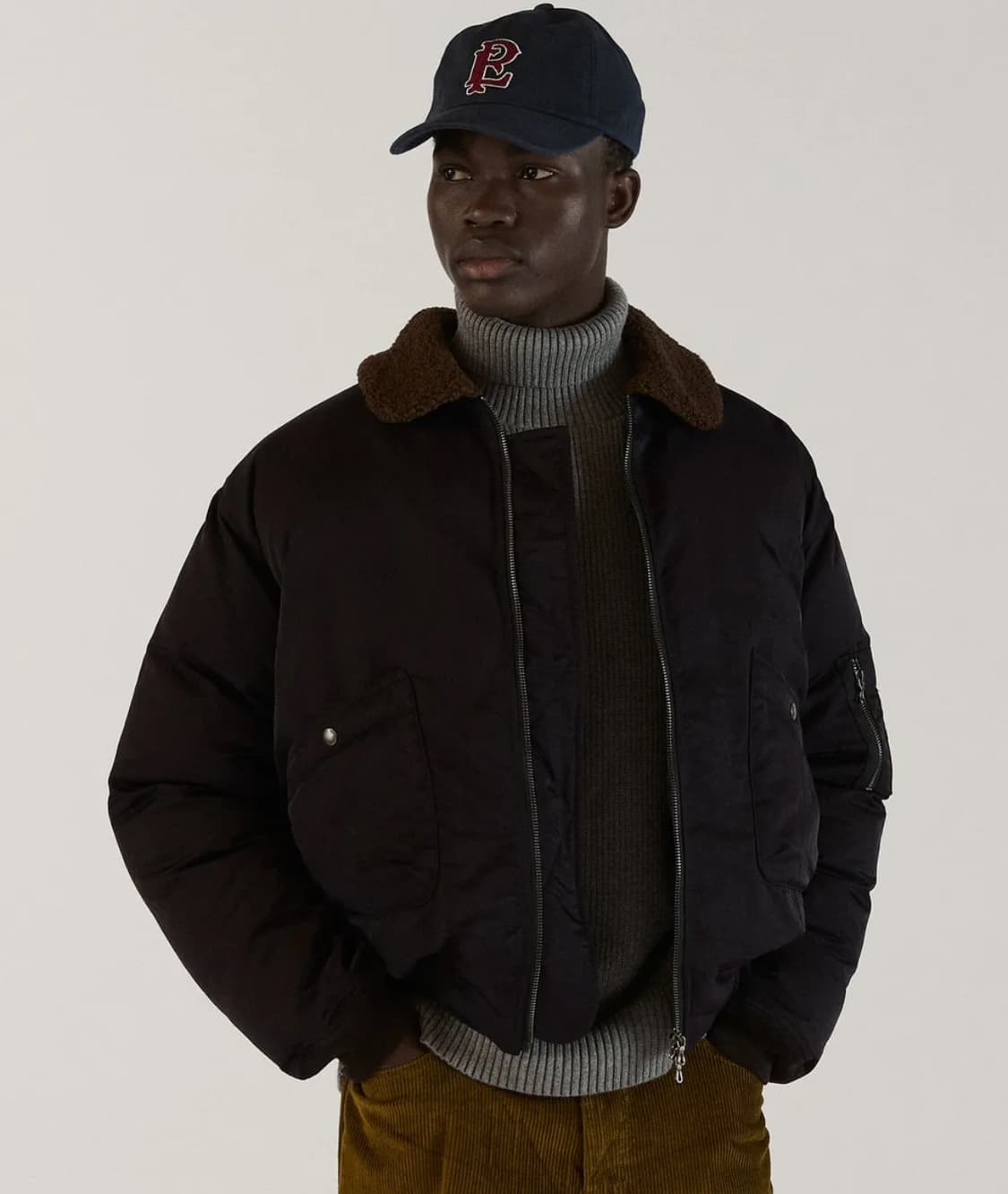 필프(pealp) 봄버 ma1 네이비 상품이미지3