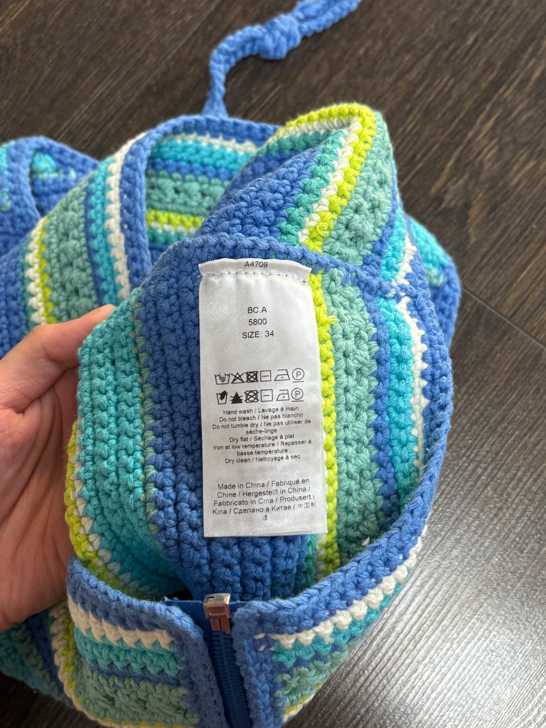 가니 크로셰 슬리브리스 비키니 탑 상품이미지7