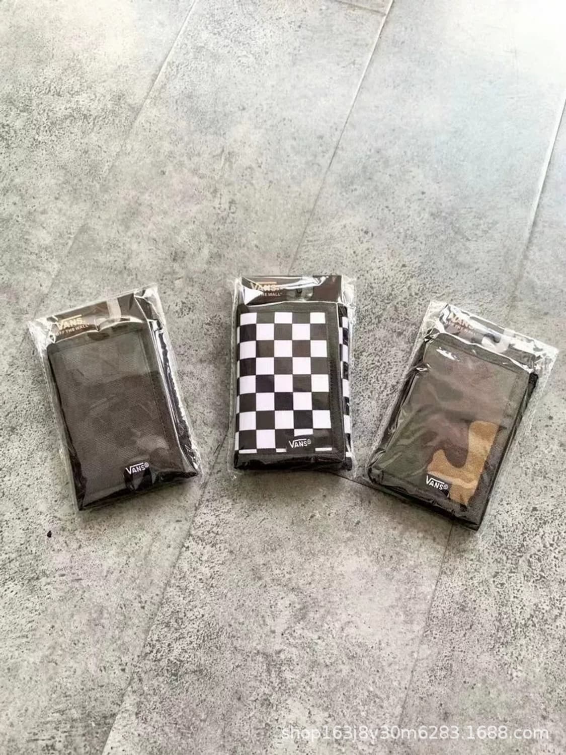 반스지갑(블랙 체커보드) 상품이미지2