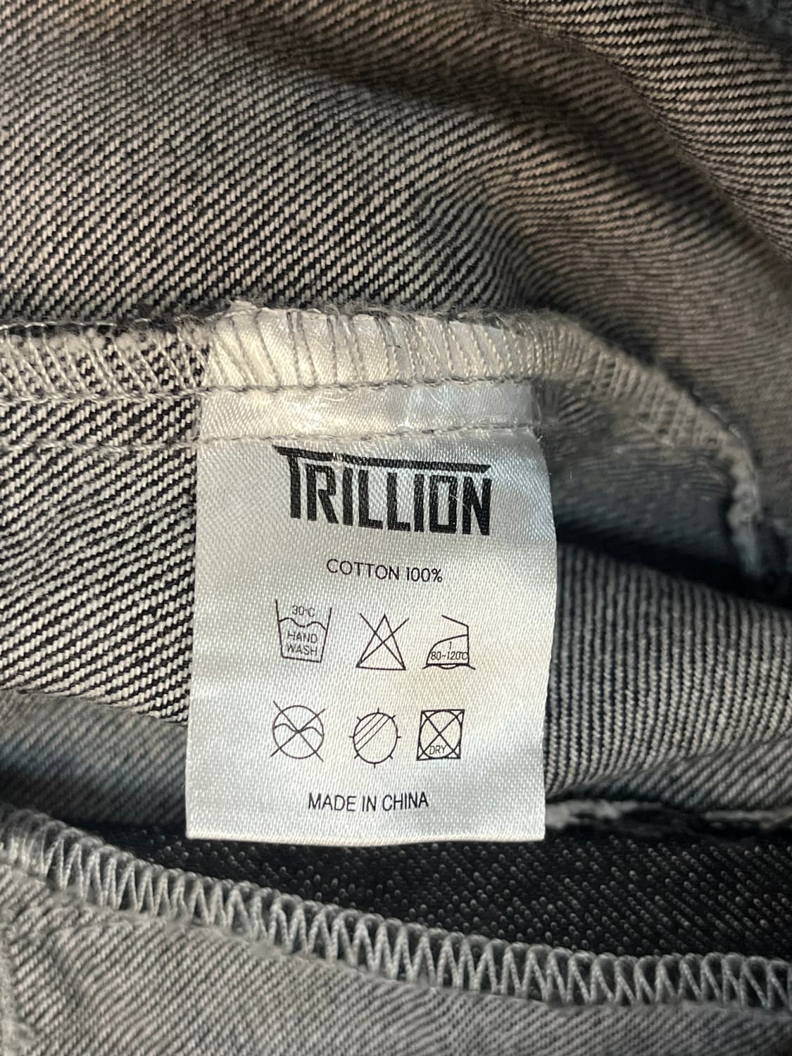 빈티지 흑청 데님 자켓 XL #csz4169 상품이미지4