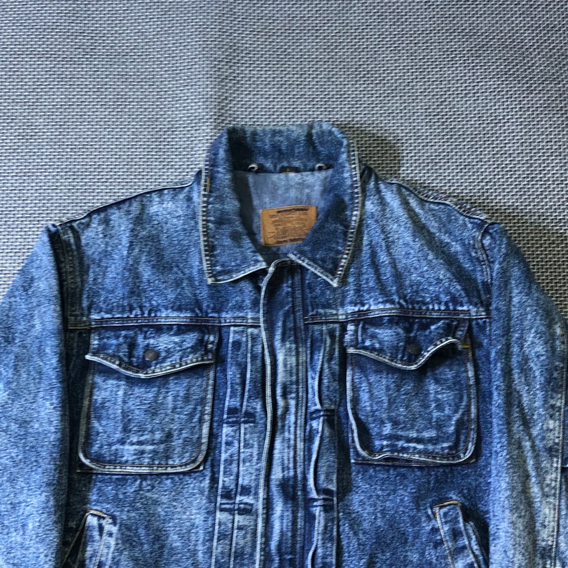 쉐르파 데님 트럭커 자켓 상품이미지2