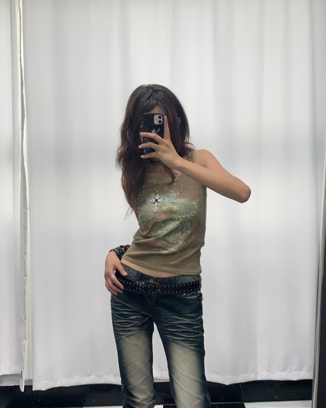 🎸캣워싱 데님 팬츠🎸 상품이미지3