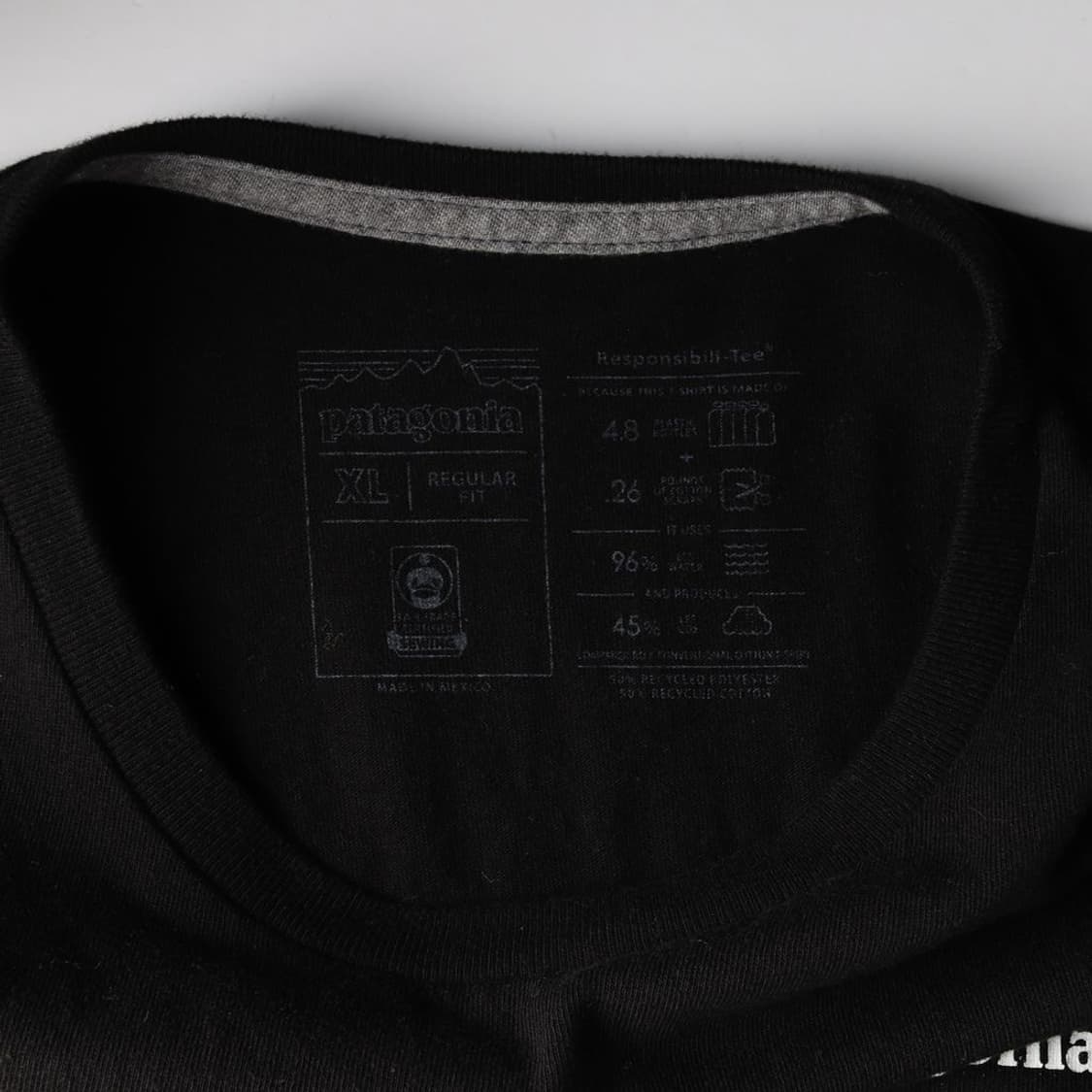 파타고니아 로고 리스폰서빌리티 반팔 티셔츠 XL 상품이미지5