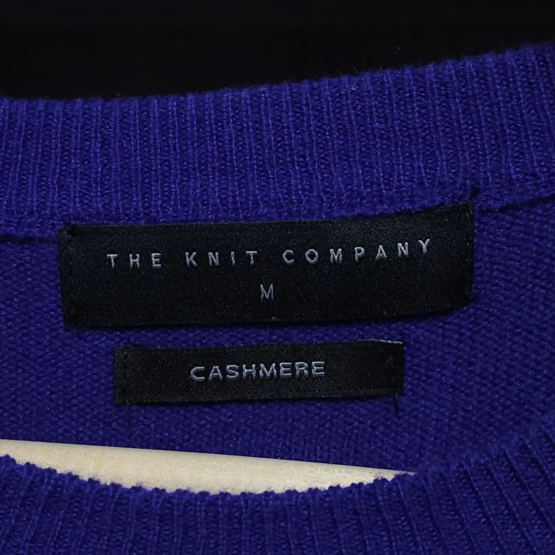 100)더니트컴퍼니 캐시미어100%니트 퍼플 상품이미지3