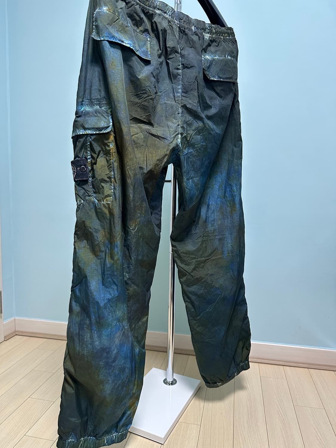 스톤아일랜드X슈프림 20FW 다크틸 카고팬츠 XL (새상품급)매장판 상품이미지7