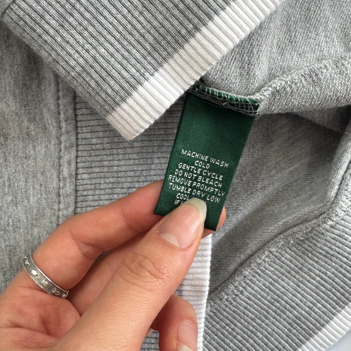 Polo 폴로 그레이 후드집업 상품이미지6