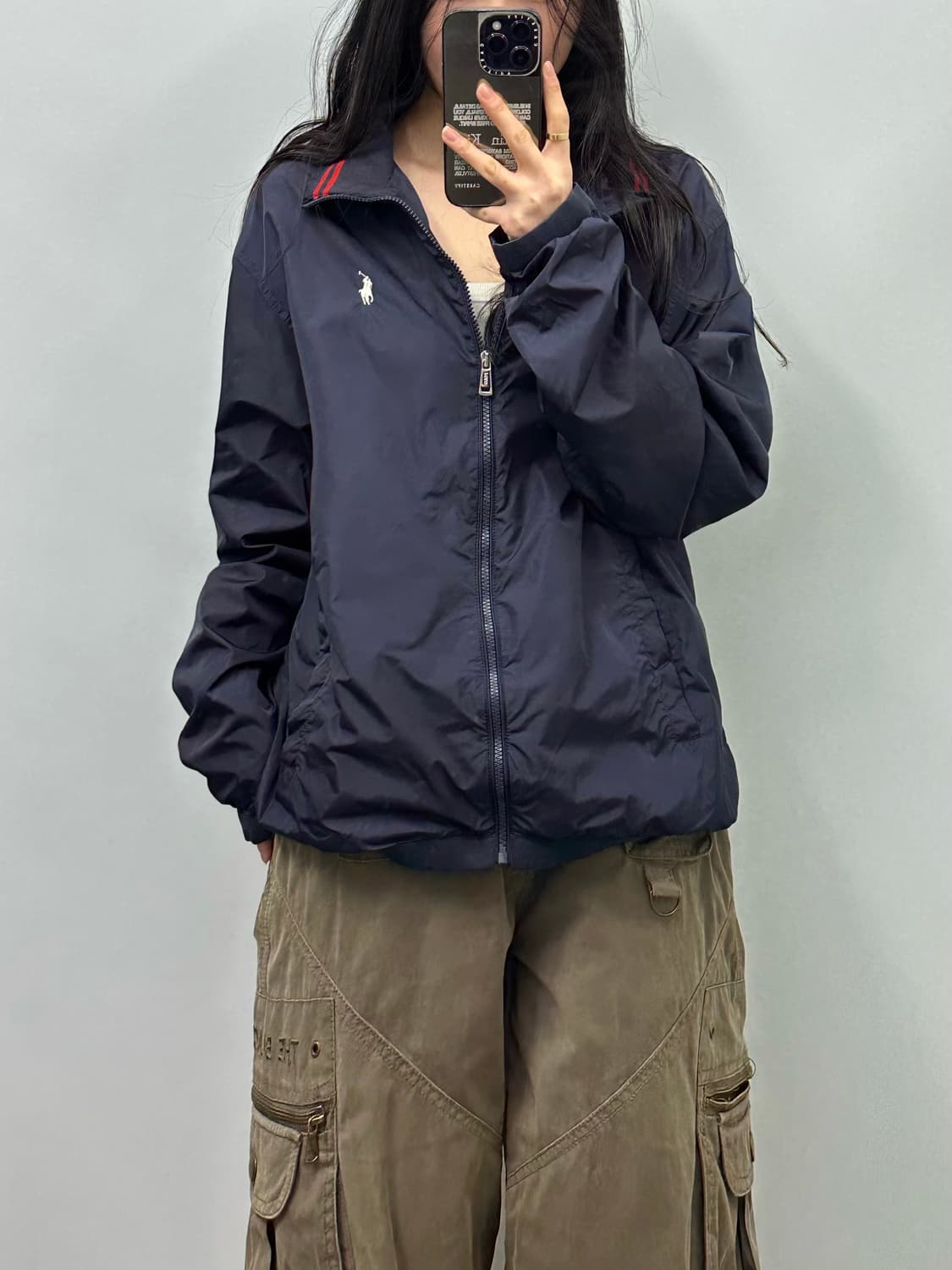 폴로 랄프로렌 신형 네이비 바람막이 자켓  상품이미지1