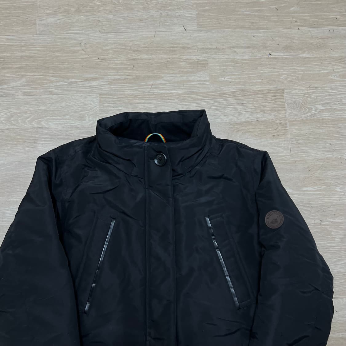 폴로 클럽 덕다운 와펜 미디엄 롱패딩 점퍼 [블랙] L/100 상품이미지2