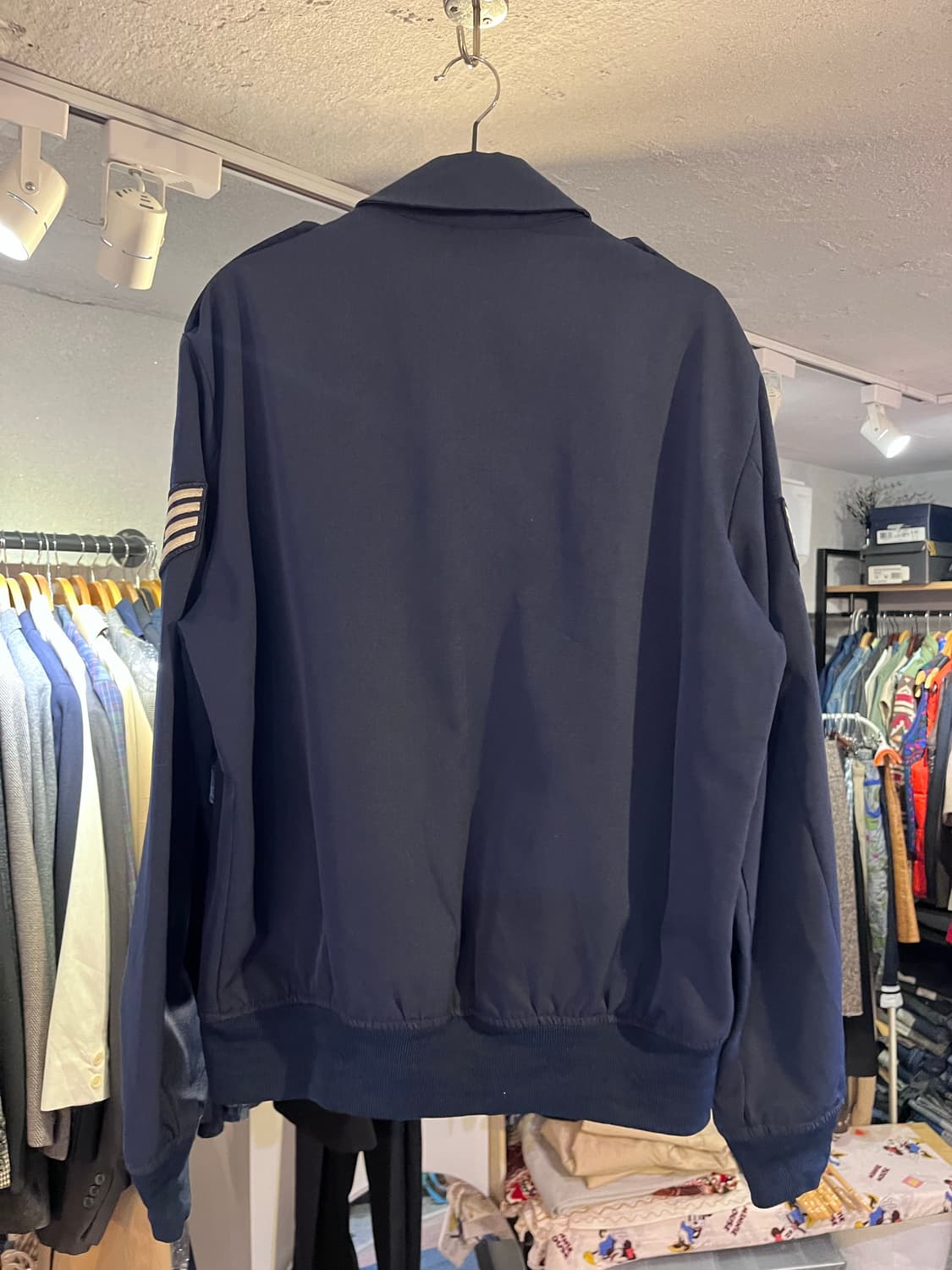 90-00’s USAF 로고 유틸리티 블루종 자켓 상품이미지5