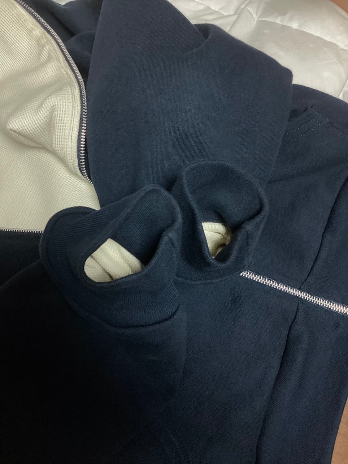 슈프림 아크써멀 후드집업 네이비  상품이미지6