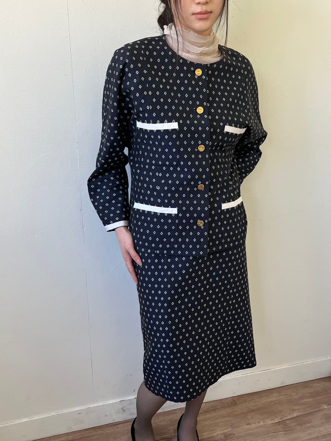 90‘s CHANEL 블렌드 트위드 자켓 상품이미지5