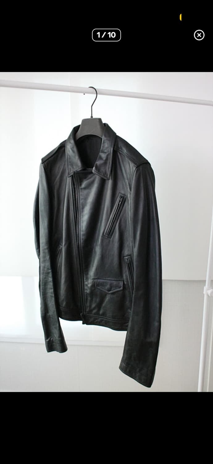 It48)릭오웬스 램스킨 라이더자켓 상품이미지1