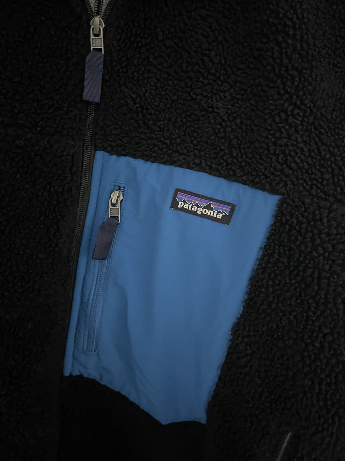 10s 파타고니아 레트로-X 블랙/블루 상품이미지4