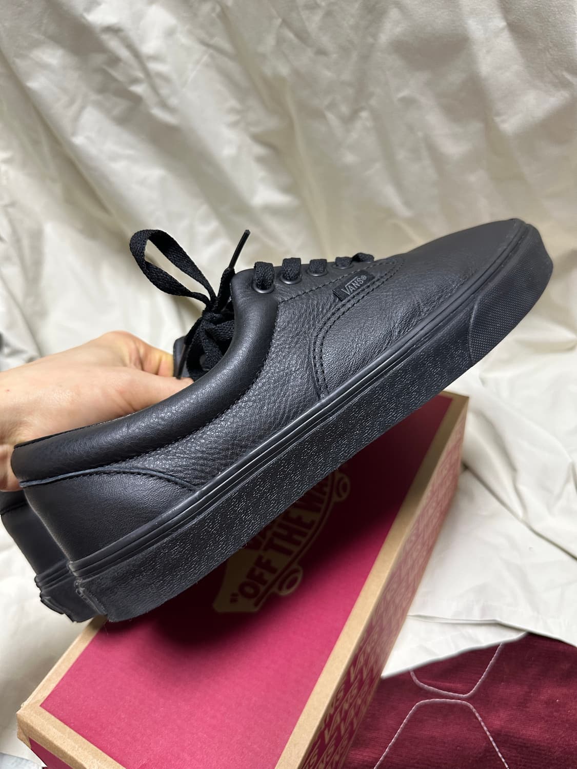 반스 에라 블랙 모노(레더) 290 상품이미지4