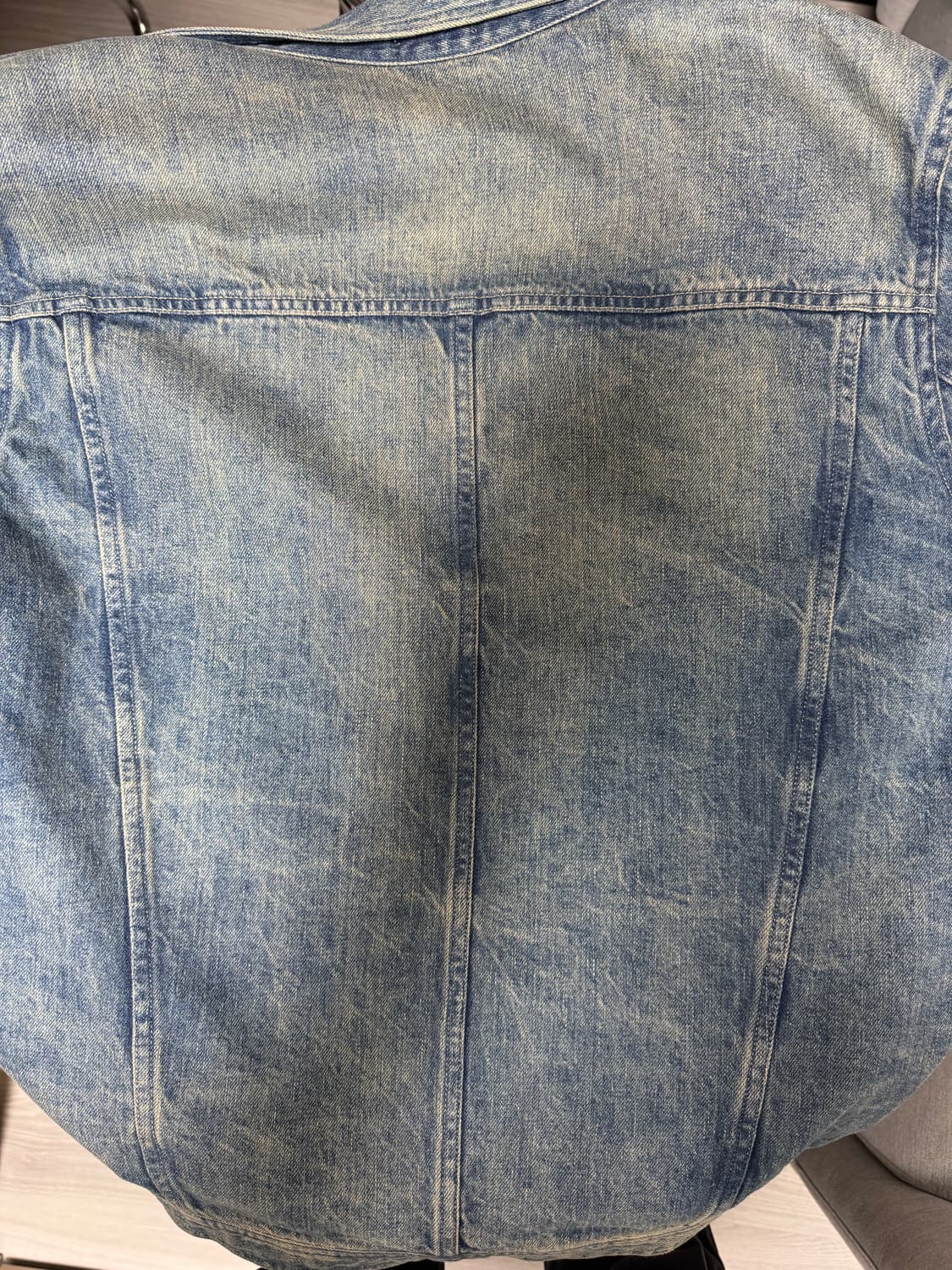 오라리 셀비지 페이디드 라이트 데님 블루종 23AW 5사이즈 상품이미지2