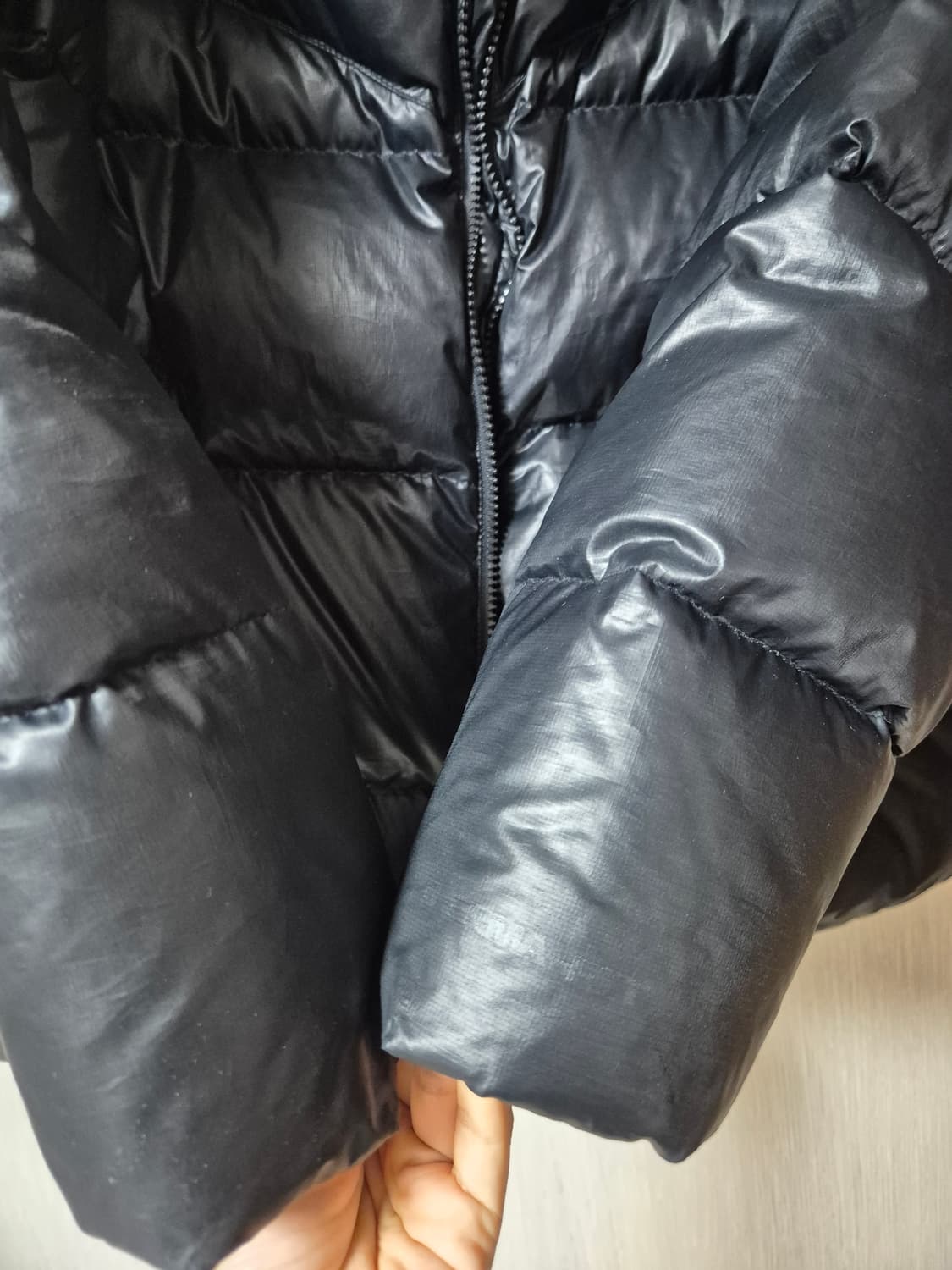 나이키 써마핏 시티 숏 패딩 다운 점퍼 M 블랙 (22년) 상품이미지6