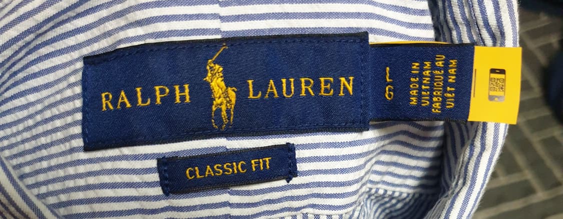 폴로랄프로렌 클래식핏 스트라이프 셔츠 (L) 상품이미지3