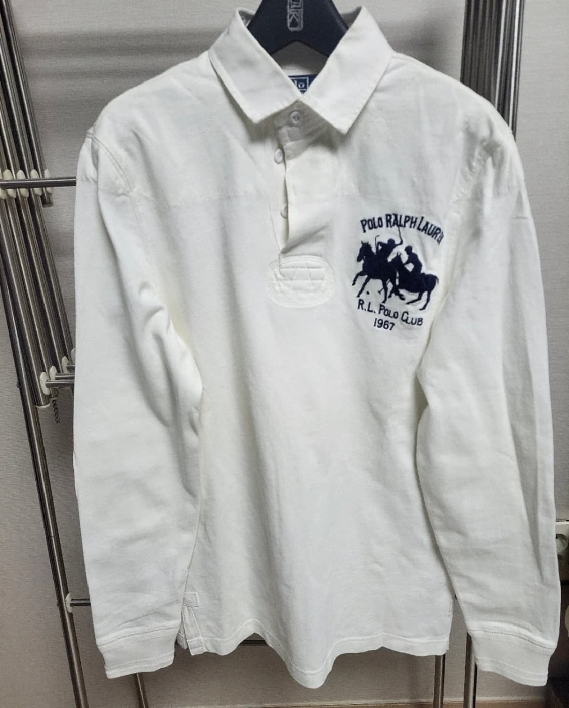 정품 폴로랄프로렌 빅포니 럭비 카라 롱슬리브 S 상품이미지1
