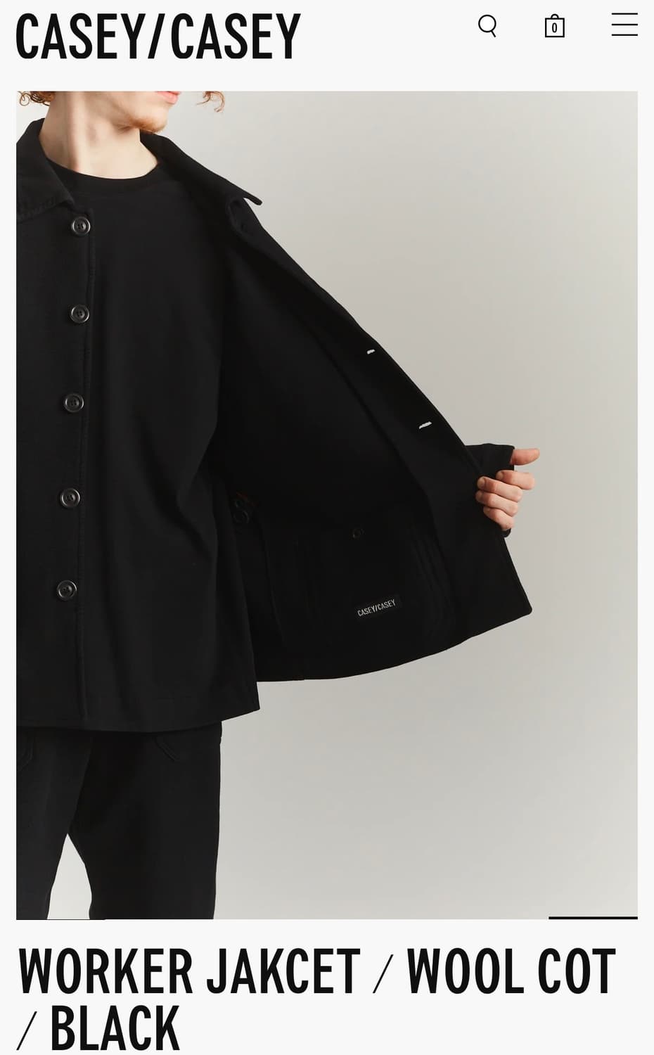 케이시케이시 24fw Worker Jacket L 상품이미지8