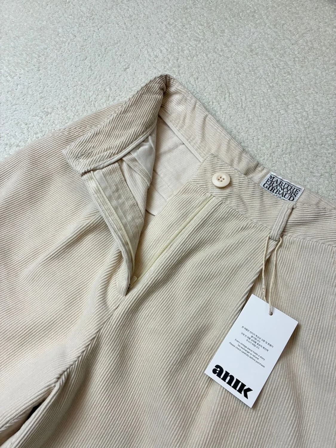 마리떼프랑소와저버 우먼스 테이퍼드핏 코듀로이 팬츠 PN5989 상품이미지3