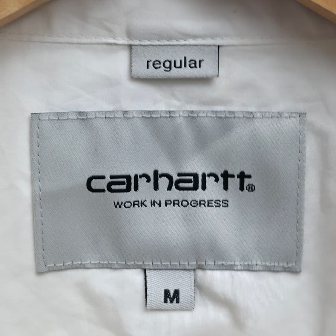 [M] 칼하트 wip 화이트 반팔 셔츠 상품이미지5