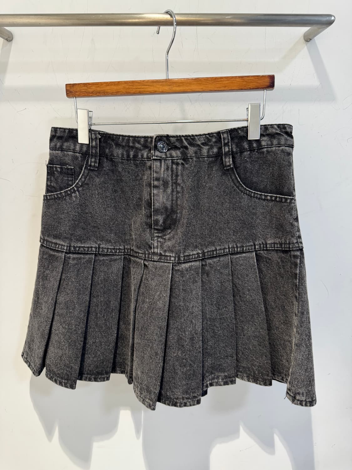 vintage skirt 빈티지 흑청 포켓 스커트 상품이미지1