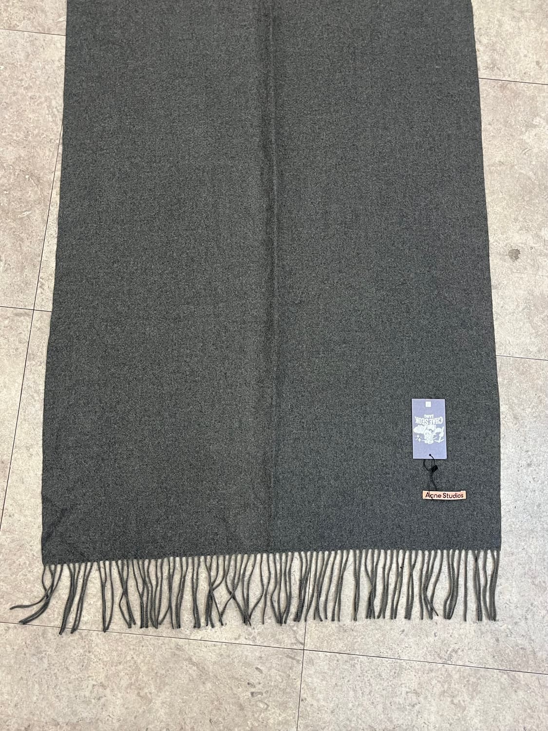 아크네 스튜디오 머플러 딥그레이 #csz3052 상품이미지5