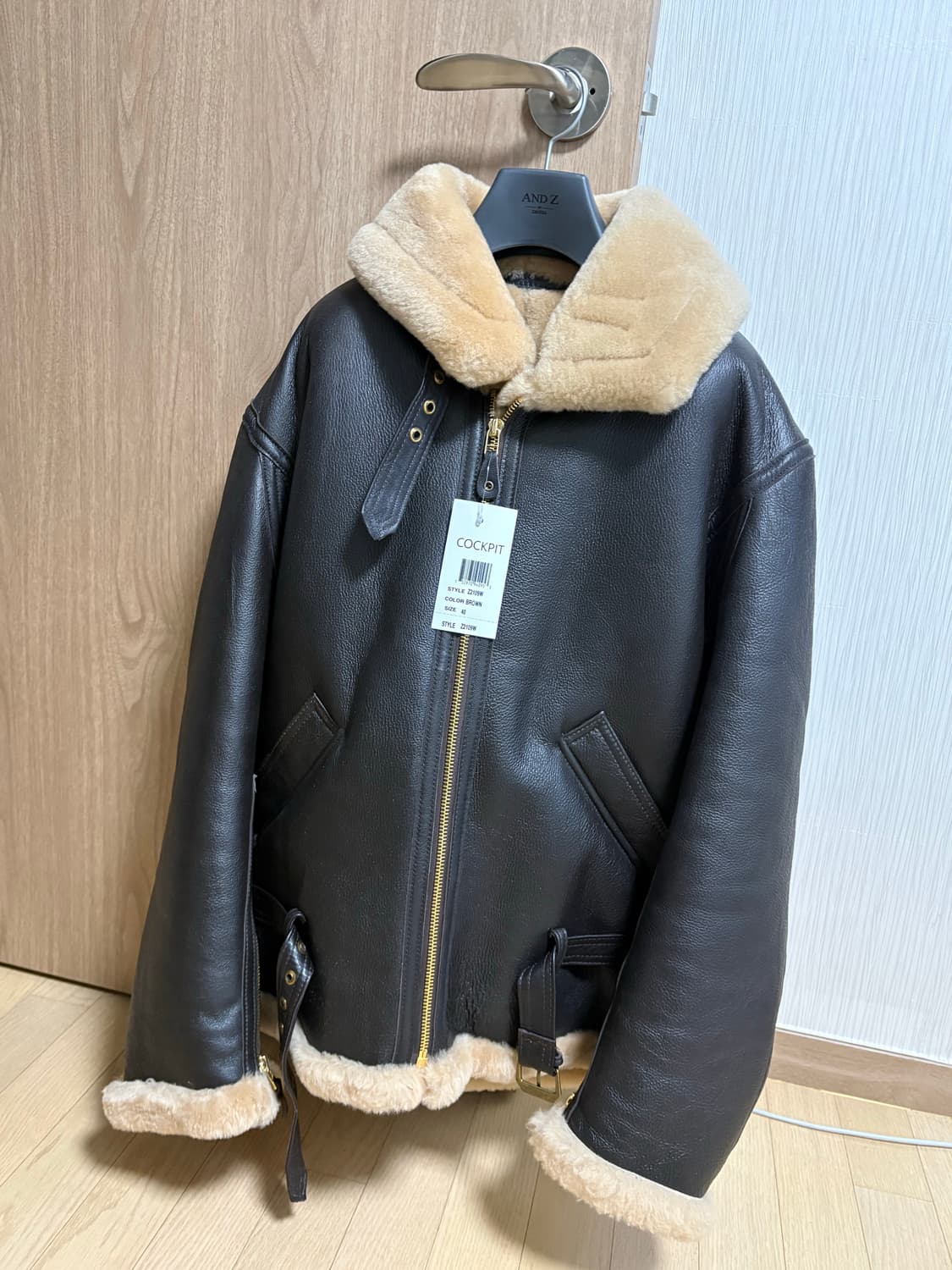 콕핏 raf 무스탕 z2109 40사이즈 새상품 상품이미지1