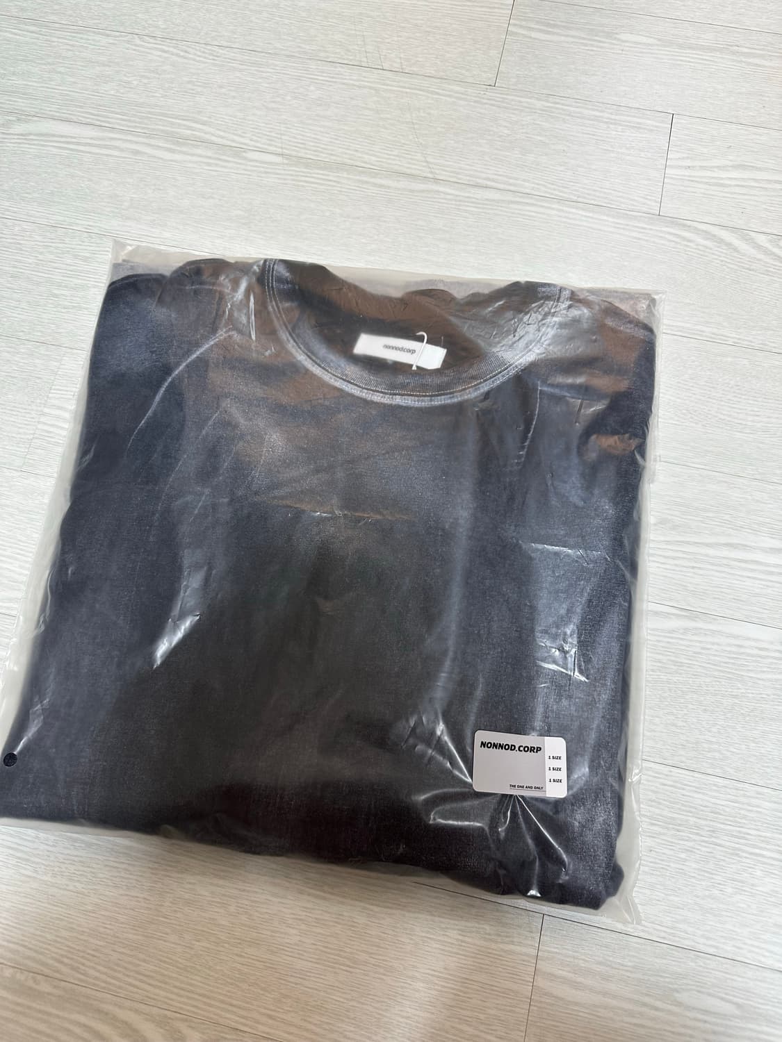 [1] 논노드 밀키 워시드 레이어드 티셔츠 상품이미지3