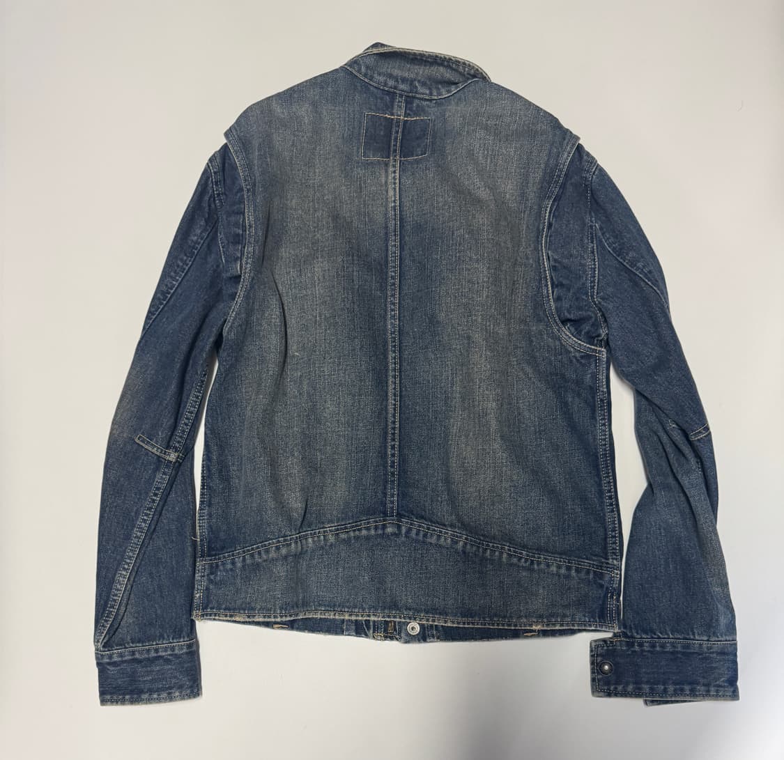 여성 리바이스 멀티포켓 빈티지 워싱 데님자켓 S ~ M 상품이미지2