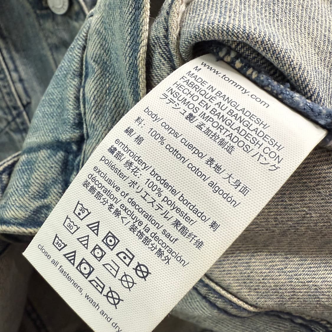 [M] 타미힐피거 데님 자켓 상품이미지7