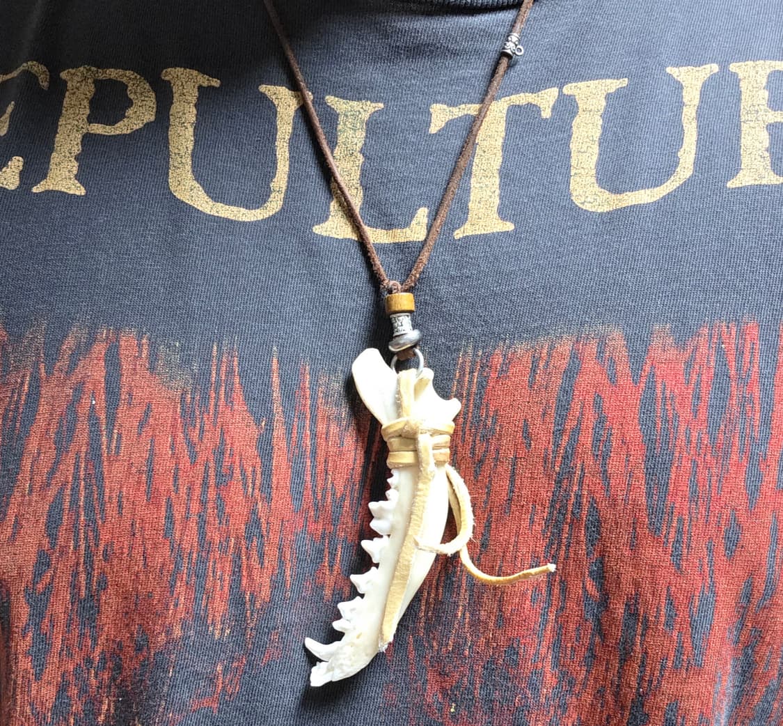 [OS] 빈티지 FOX BONE 이빨 목걸이 상품이미지4