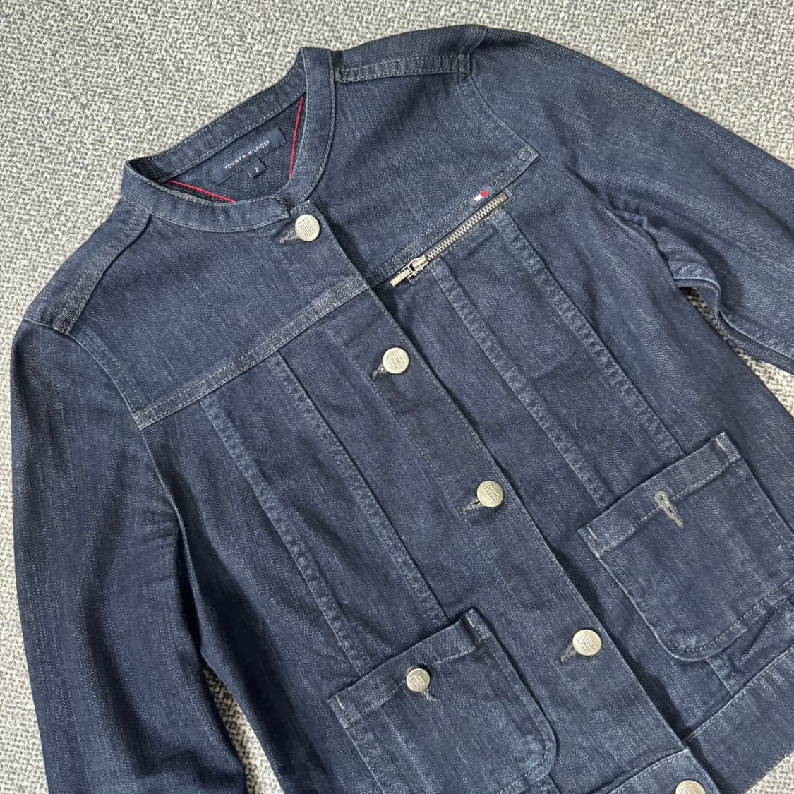 타미힐피거 슬림핏 데님 자켓 상품이미지2