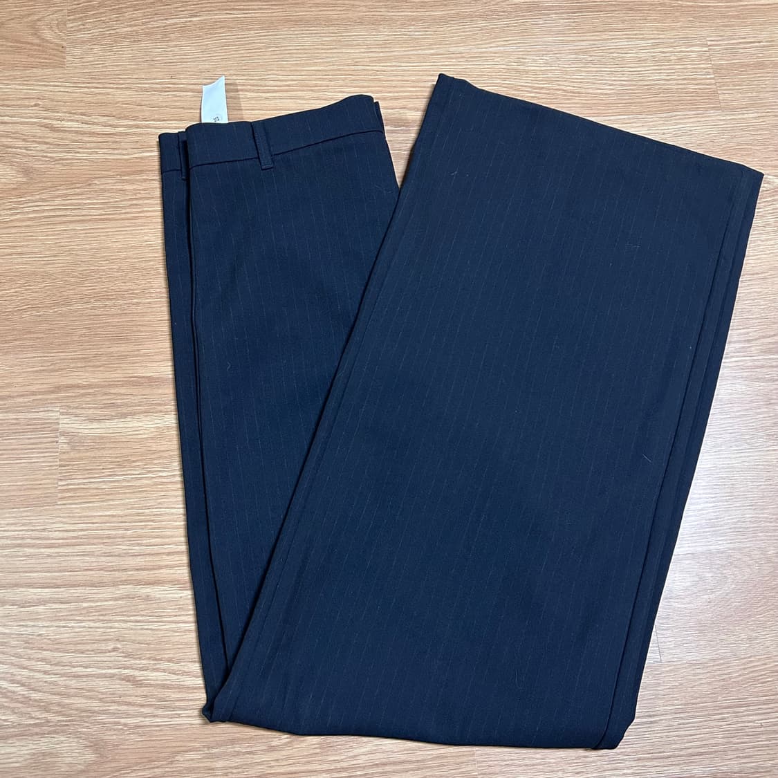 자라 스트라이프 슬랙스 L 상품이미지4